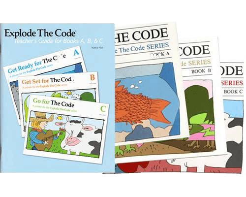 Explode the Code A, B, C with Teacher's Guide